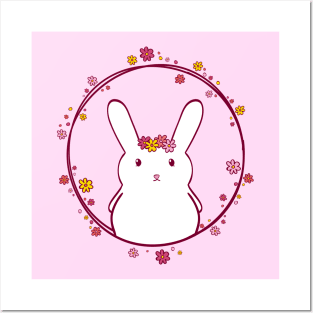 Spring bunny Posters and Art